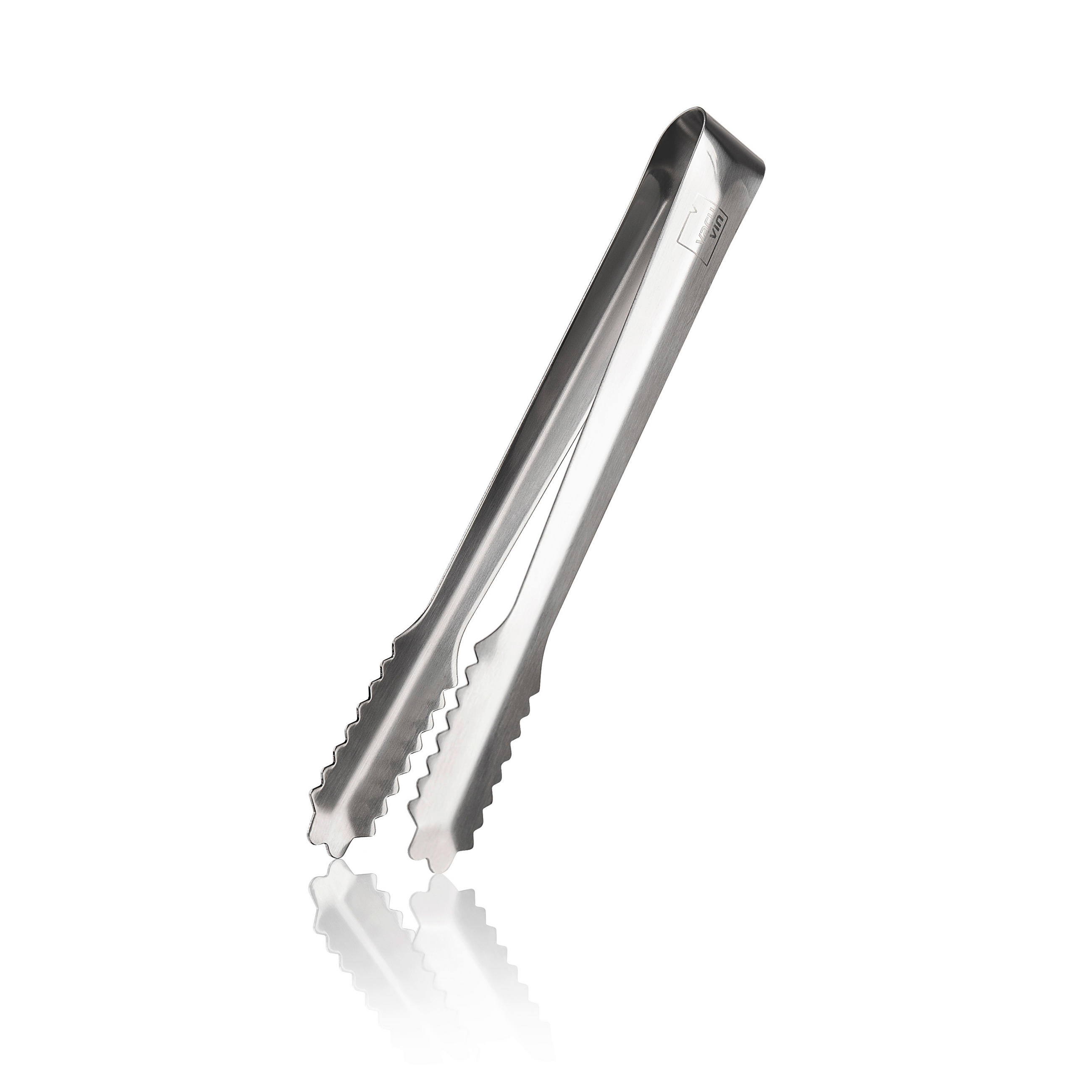 HVATALJKA ZA KOCKE LEDA - boje kroma, Basics, metal (8/2/24cm) - Vacu Vin