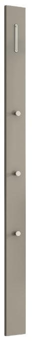 GARDEROBENPANEEL  in 10/165/5 cm  - Sandfarben, Design, Holzwerkstoff/Metall (10/165/5cm) - Moderano