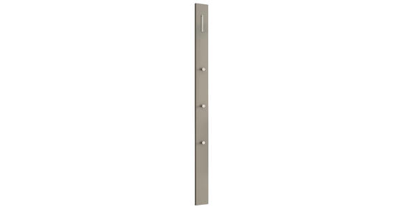 GARDEROBENPANEEL 10/165/5 cm  - Sandfarben, Design, Holzwerkstoff/Metall (10/165/5cm) - Moderano