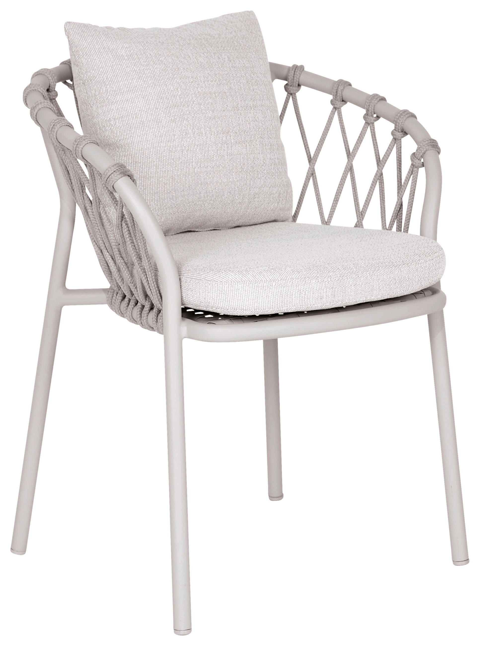 GARTENSESSEL Aluminium Greige  - Greige, Natur, Textil/Metall (69/79/62cm) - Stern