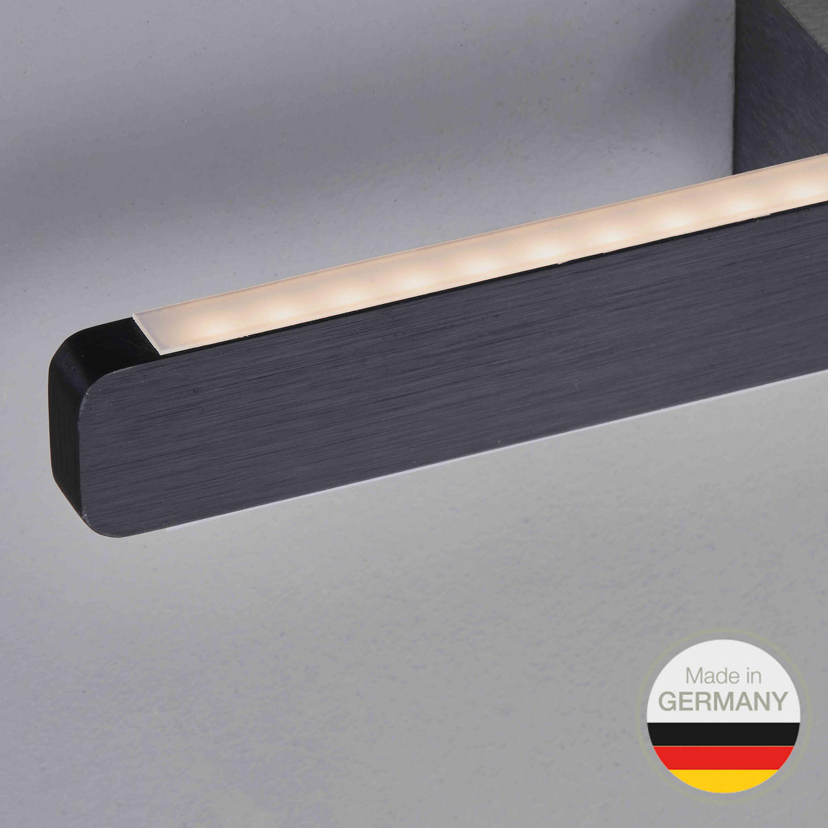 LED-WANDLEUCHTE 650   - Schwarz, Design, Metall (6/44/6cm) - Ambiente