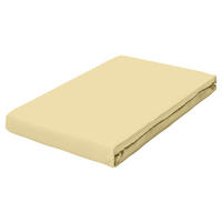 SPANNLEINTUCH 100/200 cm Jersey  - Gelb, Basics, Textil (100/200cm) - Novel