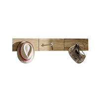 GARDEROBENLEISTE  in Wildeiche massiv Eichefarben  - Eichefarben, Design, Holz (96/15,6/5,2cm) - Voglauer