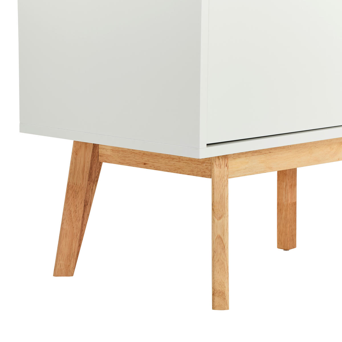SIDEBOARD 150/80/40 cm  - vit/naturfärgad, Design, trämaterial/trä (150/80/40cm) - MID.YOU