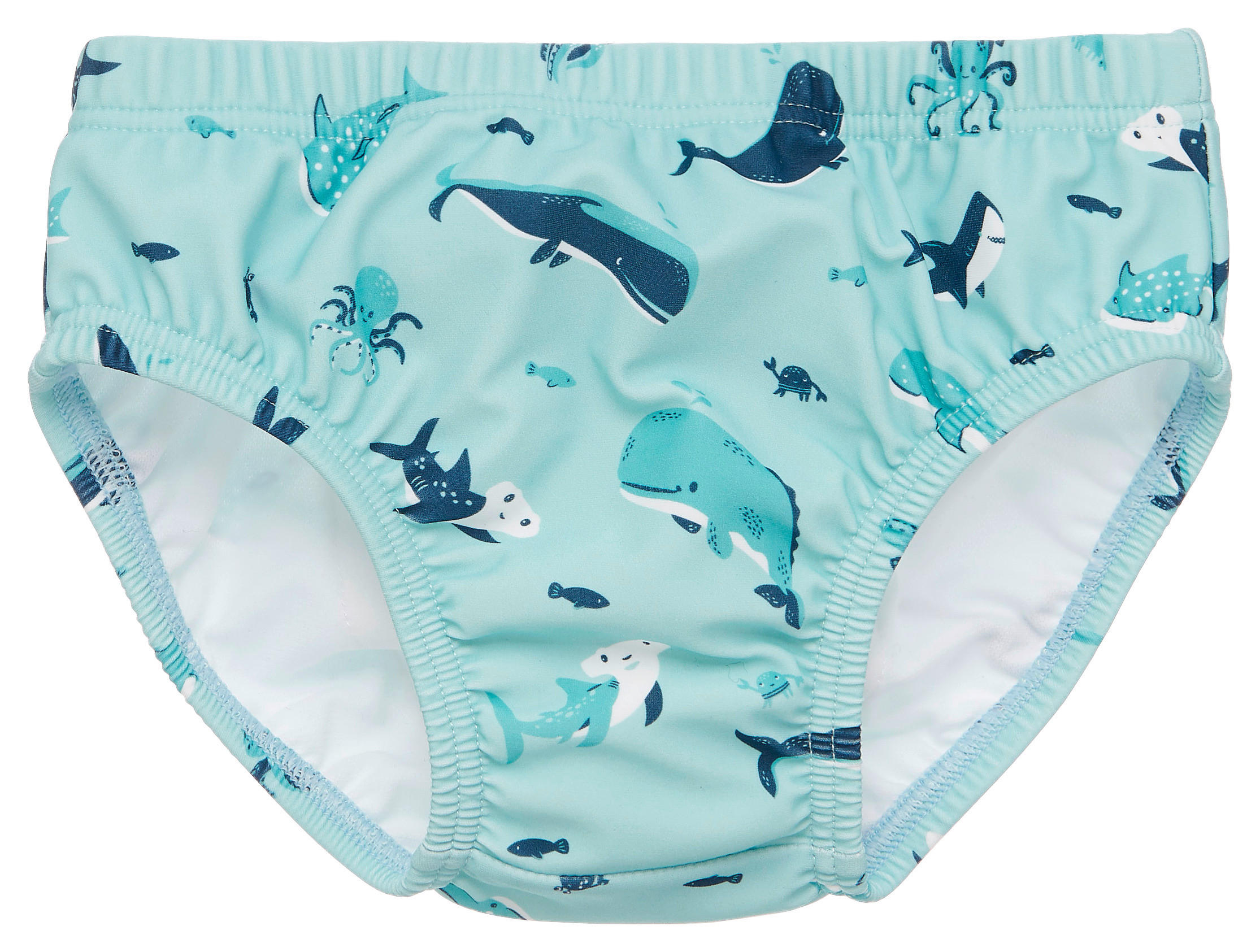 BADEWINDEL - Hellblau, Basics, Textil (86/92null) - Patinio