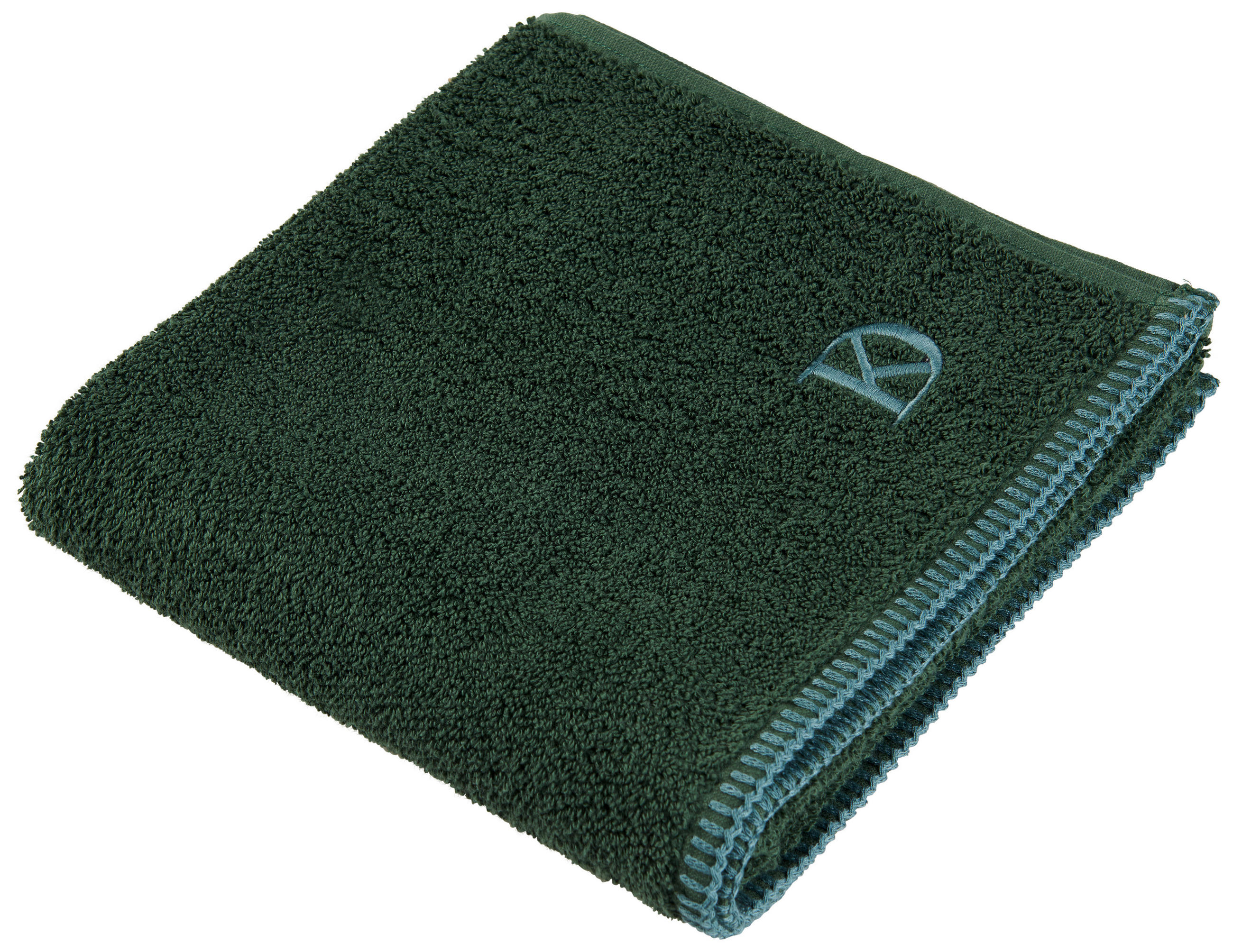 RUČNÍK, 50/100 cm, tmavě zelená - tmavě zelená, Konvenční, textil (50/100cm) - Dieter Knoll
