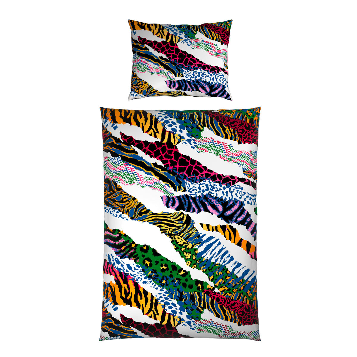 WENDEBETTWÄSCHE TANJA Satin 140/200 cm  - Multicolor, Trend, Textil (140/200cm) - Esposa