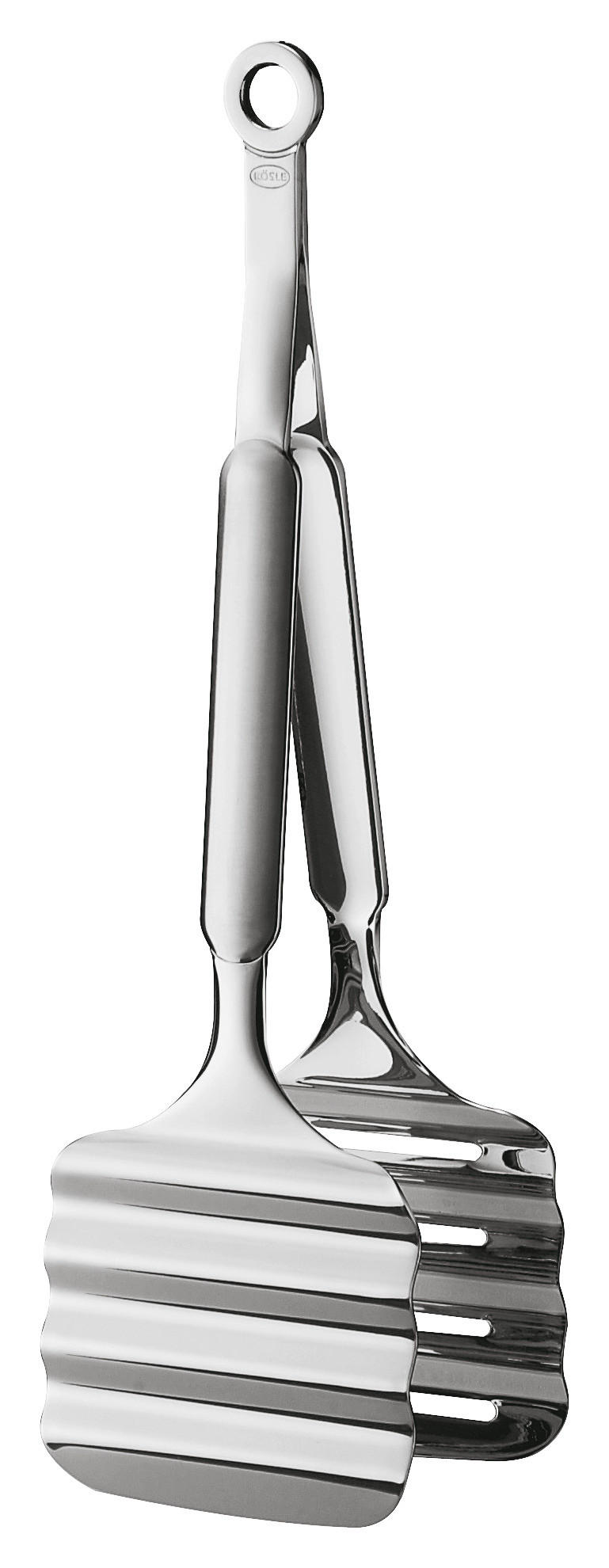 FISCH-/SPARGELZANGE ELEGANCE  - Edelstahlfarben, Basics, Metall (28/8,5/6cm) - Rösle