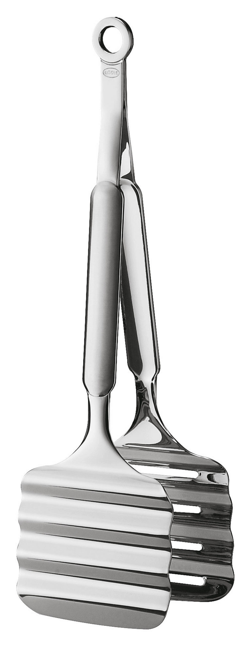 FISCH-/SPARGELZANGE ELEGANCE  - Edelstahlfarben, Basics, Metall (28/8,5/6cm) - Rösle