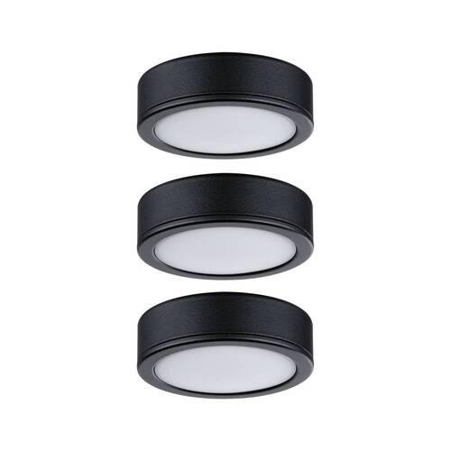 UNTERBAULEUCHTE 99990 6,5/1,7 cm - Schwarz, Basics, Kunststoff (6,5/1,7cm) - Paulmann
