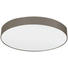 DECKENLEUCHTE - Taupe/Weiß, Design, Textil/Metall (76/15cm) DECKENLEUCHTE - Taupe/Weiß, Design, Textil/Metall (76/15cm)