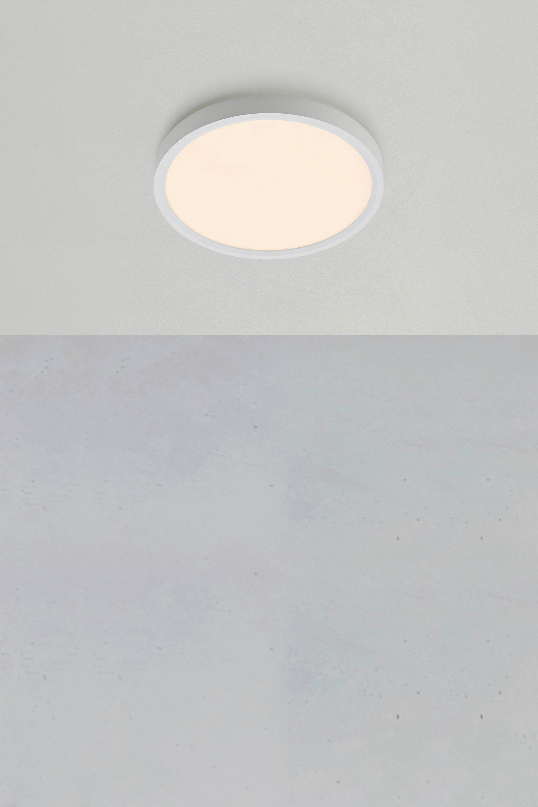 DECKENLEUCHTE  23/3,5 cm    - Weiß, Basics, Kunststoff (23/3,5cm) - Markslöjd