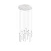 ZÁVĚSNÉ LED SVÍTIDLO, 40/150 cm  - bílá, Trend, kov (40/150cm)