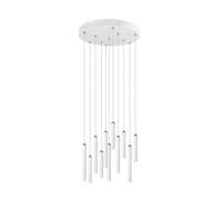 ZÁVĚSNÉ LED SVÍTIDLO, 40/150 cm  - bílá, Trend, kov (40/150cm)