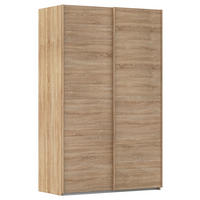 SCHWEBETÜRENSCHRANK  in Sonoma Eiche  - Sonoma Eiche, Design, Holzwerkstoff/Kunststoff (137/223/68cm) - Novel