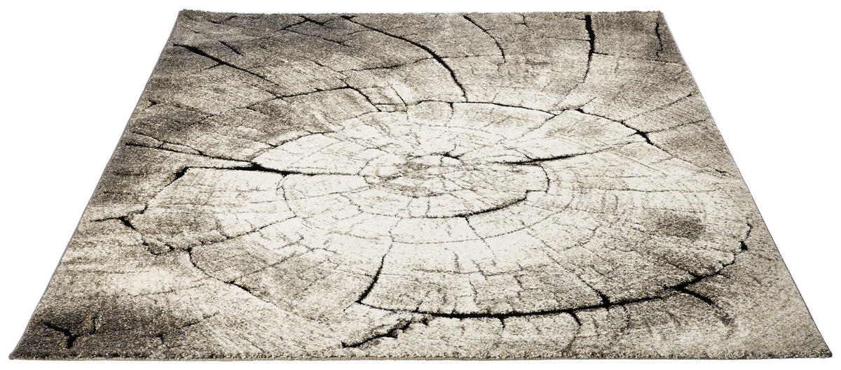 WEBTEPPICH 133/200 cm Wild Oak Anthrazit, Grau, Dunkelgrau  - Dunkelgrau/Anthrazit, Design, Textil (133/200cm) - WECON HOME