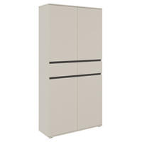 MEHRZWECKSCHRANK 100/200/37 cm  in Anthrazit, Kaschmir  - Kaschmir/Anthrazit, KONVENTIONELL, Holzwerkstoff/Kunststoff (100/200/37cm) - Xora