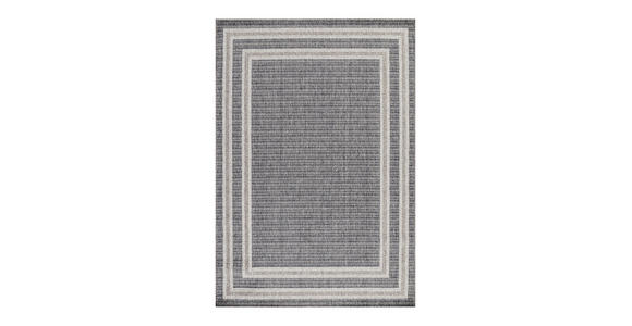 FLACHWEBETEPPICH 120/170 cm Aruba Grau - Grau, Design, Textil (120/170cm) - Novel