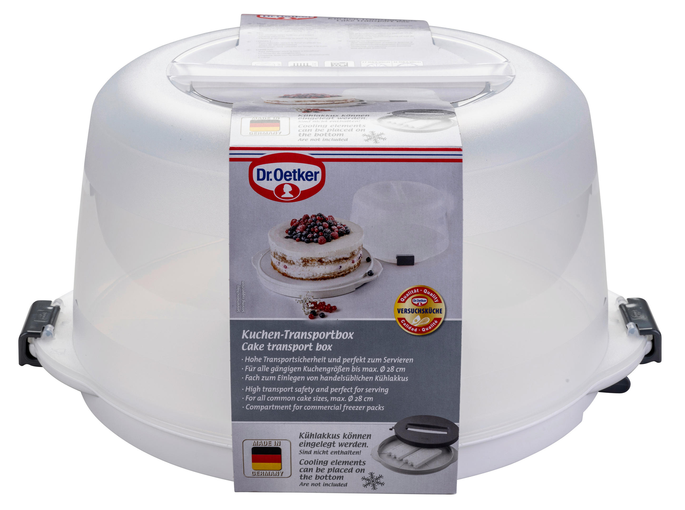 PŘENOSNÝ BOX NA MOUČNÍKY,  - bílá, Konvenční, plast (38,5cm) - Dr.Oetker