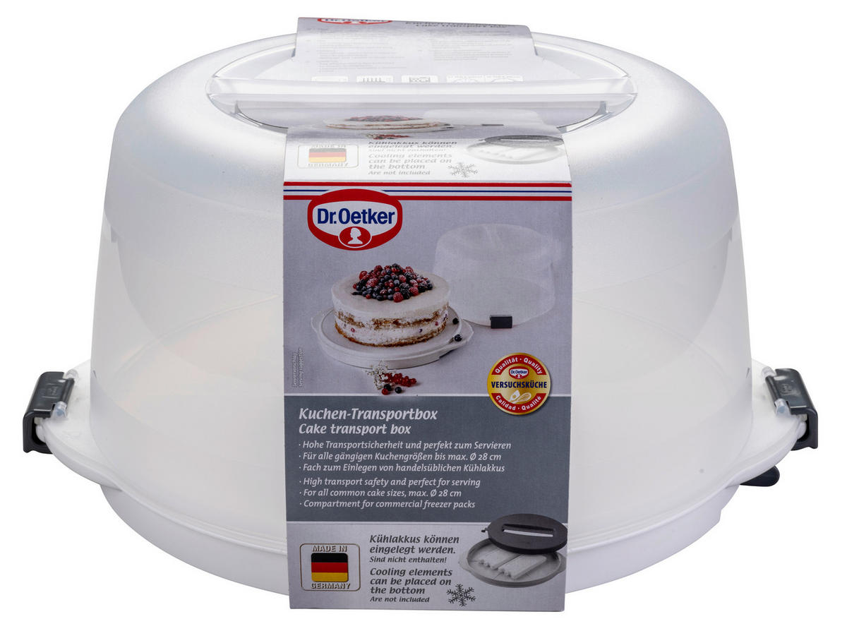 PŘENOSNÝ BOX NA MOUČNÍKY,  - bílá, Konvenční, plast (38,5cm) - Dr.Oetker