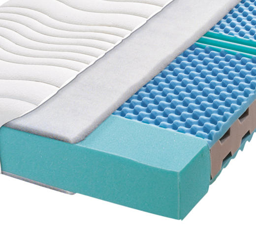 KOMFORTSCHAUMMATRATZE 120/200 cm Höhe ca. 18 cm  - Basics, Textil (120/200cm) - Sleeptex