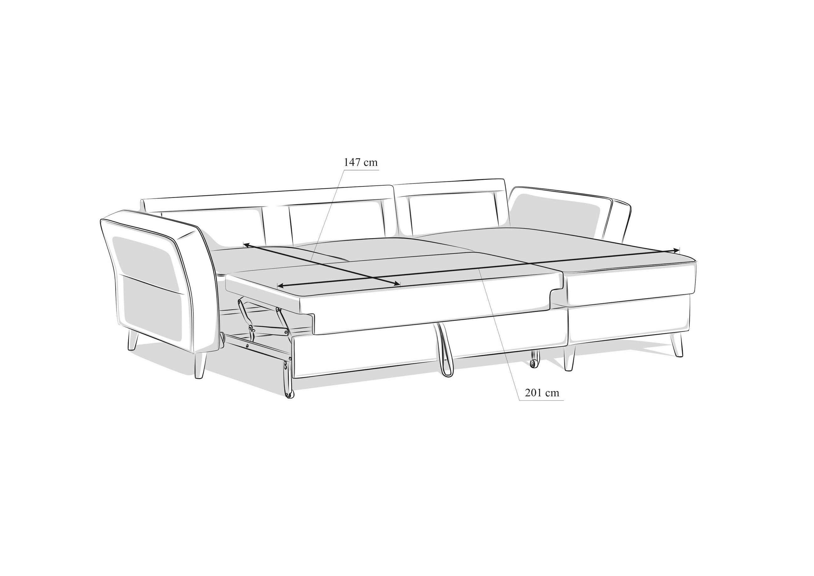Thumbnail - Carryhome Ecksofa, Sand, Textil, Buche, massiv, 3-Sitzer, Füllung: Polyurethan (PUR),Polyurethan (Pur), Ottomane rechts,...