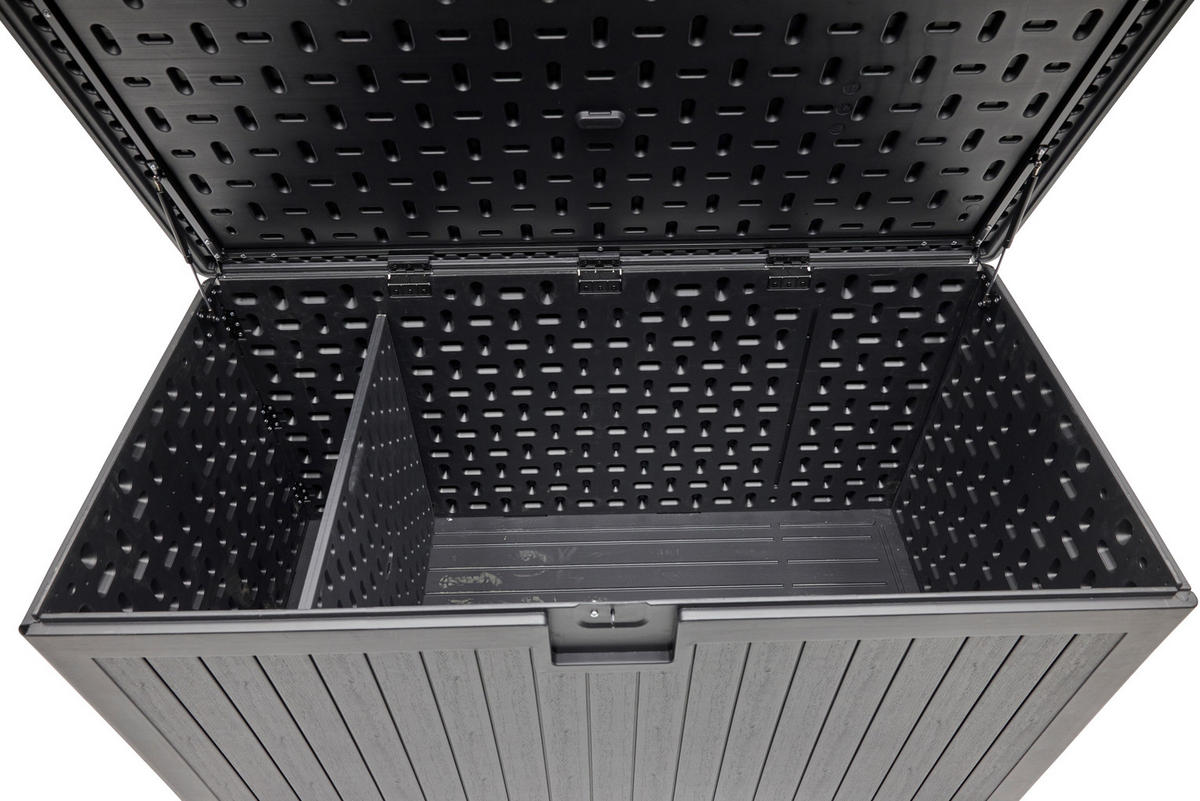  KISSENBOX 140/71,5/72 cm Kunststoff Anthrazit  - Anthrazit, Design, Kunststoff (140/71,5/72cm) - Ambia Garden