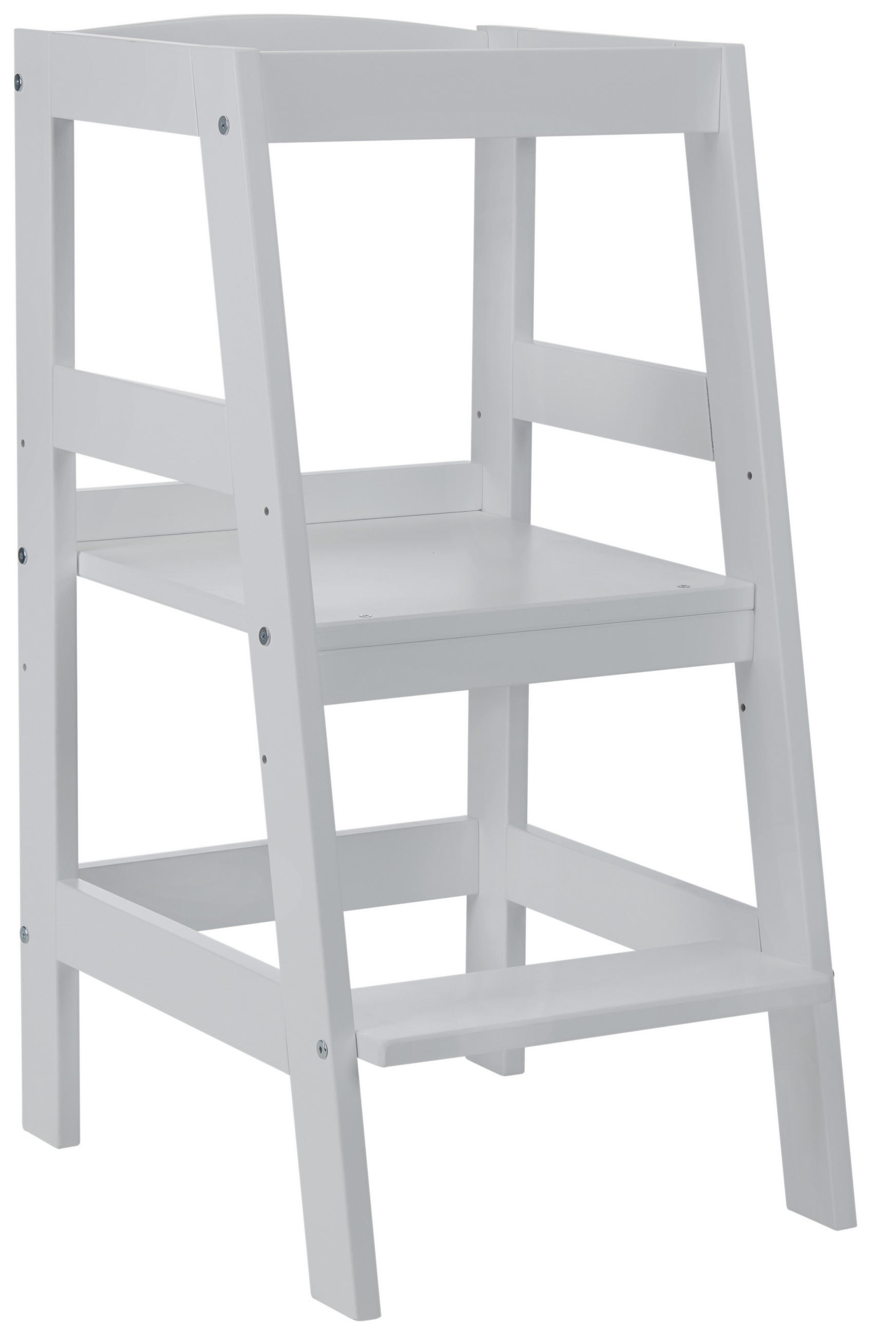 UČICÍ VĚŽ - šedá, Basics, dřevo (40/42/89cm) - Jimmylee