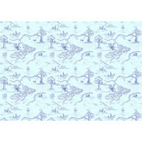 FOTOTAPETE - Blau, Trend, Textil (400/280cm)