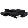 ECKSOFA in Webstoff Anthrazit  - Anthrazit, Design, Textil/Metall (235/280cm) - Hom`in