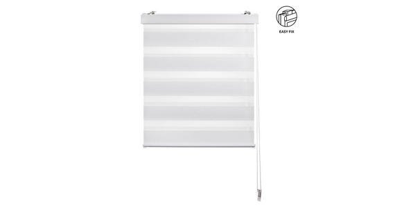 DOPPELROLLO 80/210 cm  - Transparent/Weiß, Basics, Textil (80/210cm) - Boxxx