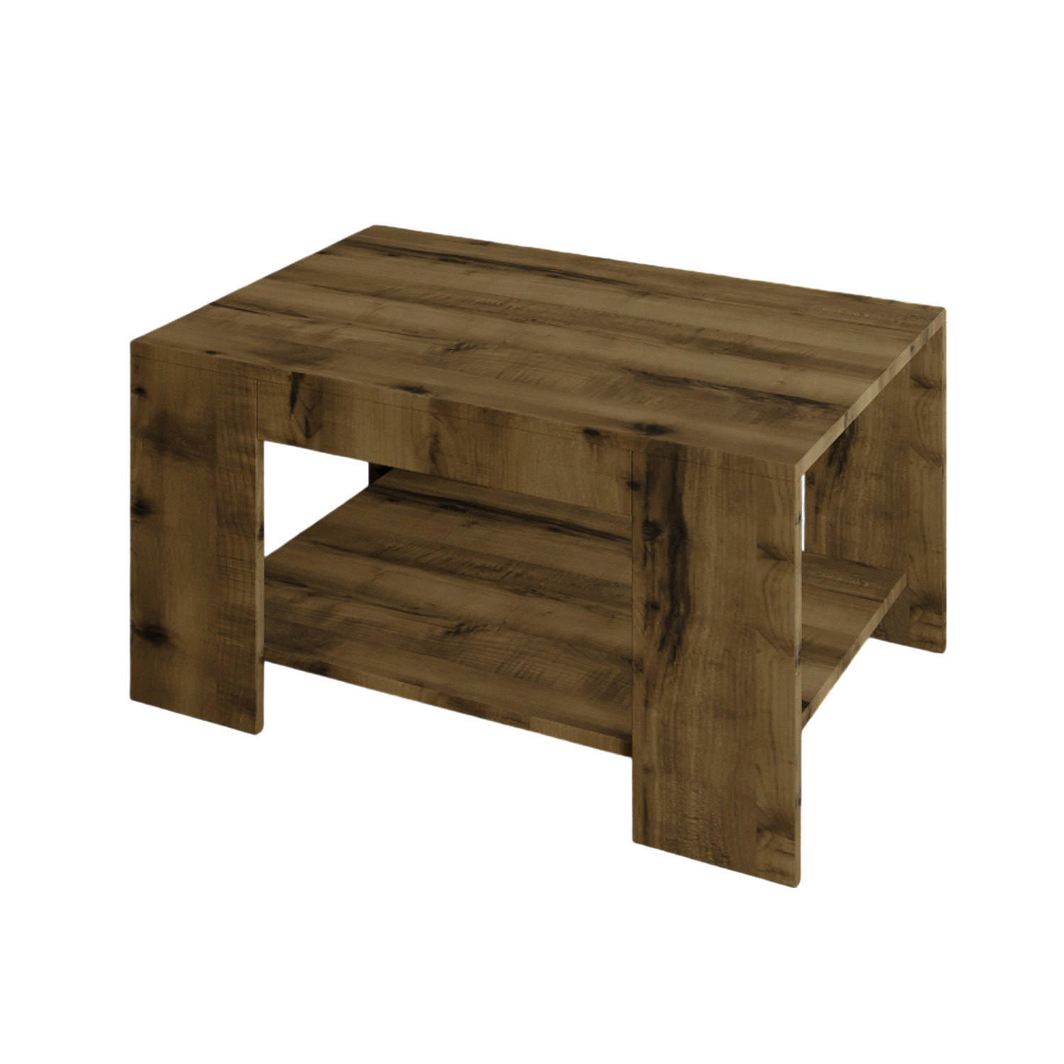 Livetastic Couchtisch Lina Couchtisch Nussbaum 60x44x90 cm