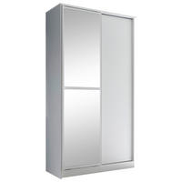 SCHIEBETÜRENSCHRANK 120/220/45 cm 2-türig Weiß  - Weiß, Basics (120/220/45cm) - MID.YOU