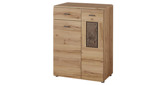 SCHUHSCHRANK  in 76/104/40 cm  - Buchefarben/Graphitfarben, KONVENTIONELL, Holzwerkstoff/Kunststoff (76/104/40cm) - Voleo