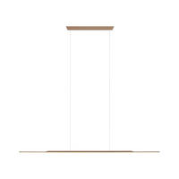 LED-HÄNGELEUCHTE 125/2,5/150 cm  - Bronzefarben, Design, Kunststoff/Metall (125/2,5/150cm) - Neuhaus PURE