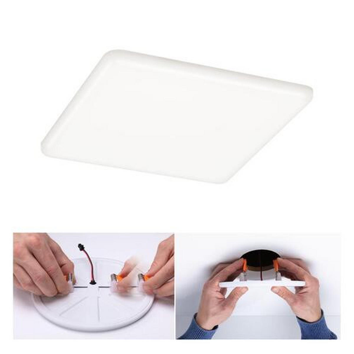 LED-PANEEL   - Weiß, LIFESTYLE, Kunststoff (18,5/18,5cm) - Paulmann