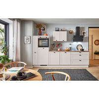 KÜCHENBLOCK PN 435 300 cm  in Eichefarben, Kaschmir  - Kaschmir/Eichefarben, Design, Holzwerkstoff/Metall (300cm) - Pino