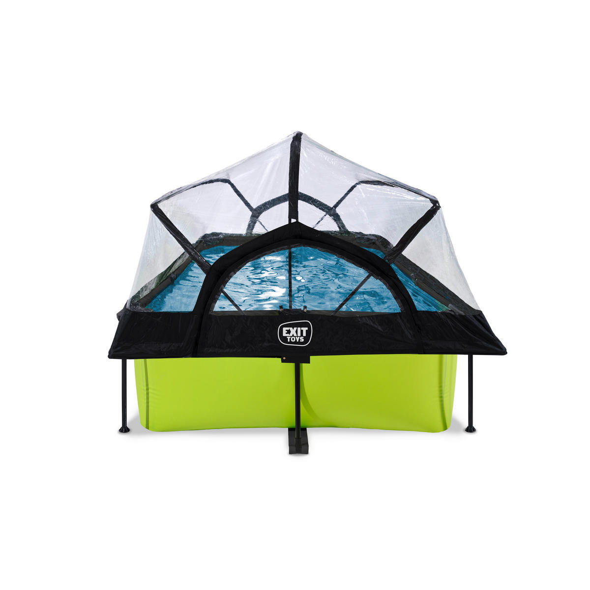 POOL-SET 220/150/65 cm  - Grün, KONVENTIONELL, Kunststoff (220/150/65cm) - EXIT Toys