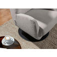 OHRENSESSEL Flachgewebe Grau  - Schwarz/Grau, MODERN, Textil/Metall (80/110/80cm) - Landscape