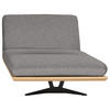 OTTOMANE in Webstoff Blau, Braun  - Blau/Beige, Design, Holz/Textil (114/92/165cm) - Dieter Knoll