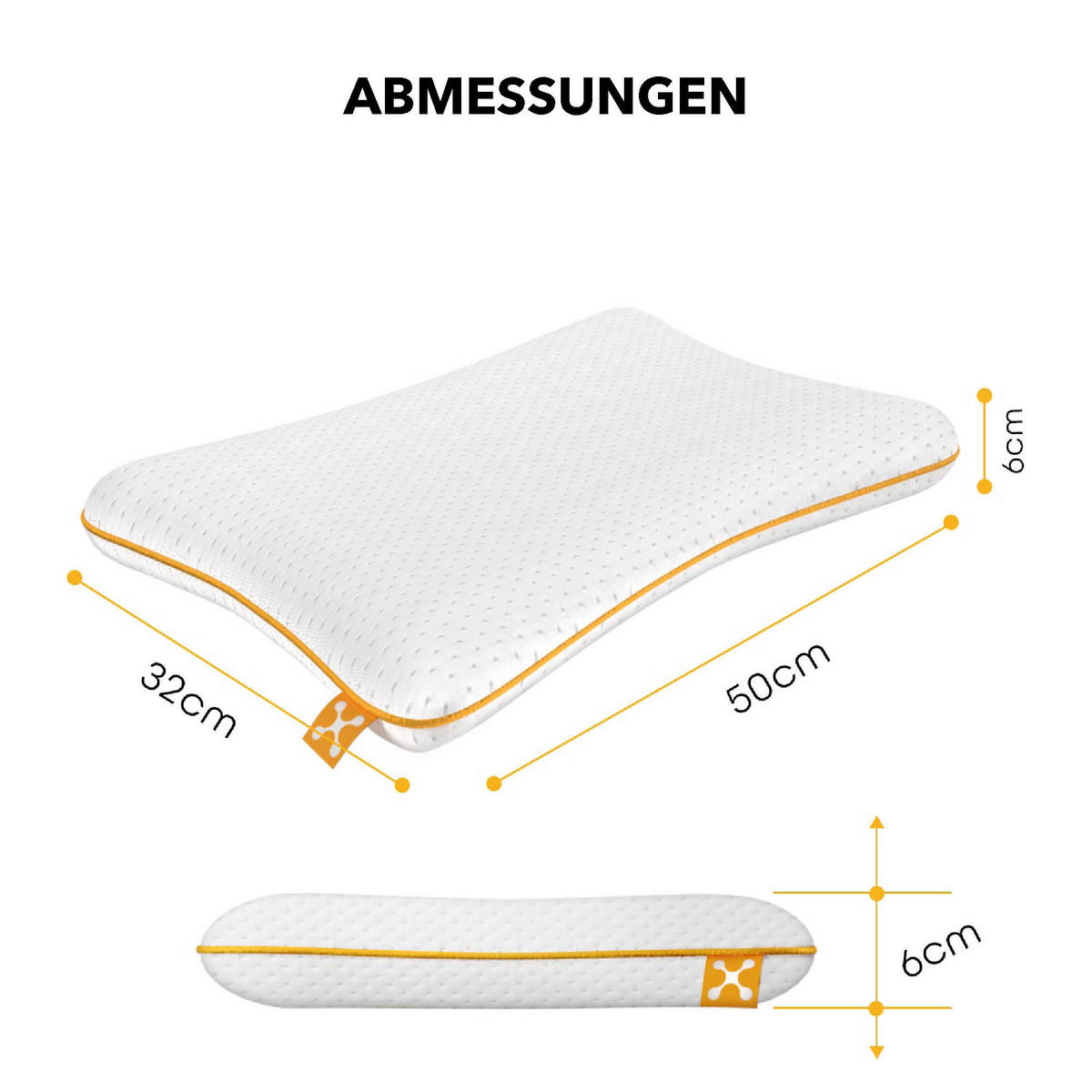 KINDER NACKENKISSEN COMFORT  - Basics, Textil (50/6/32cm) - Smartsleep