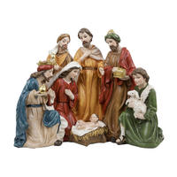 KRIPPENFIGUR - Hellbraun, LIFESTYLE, Kunststoff (23/19,5/12,5cm) - X-Mas