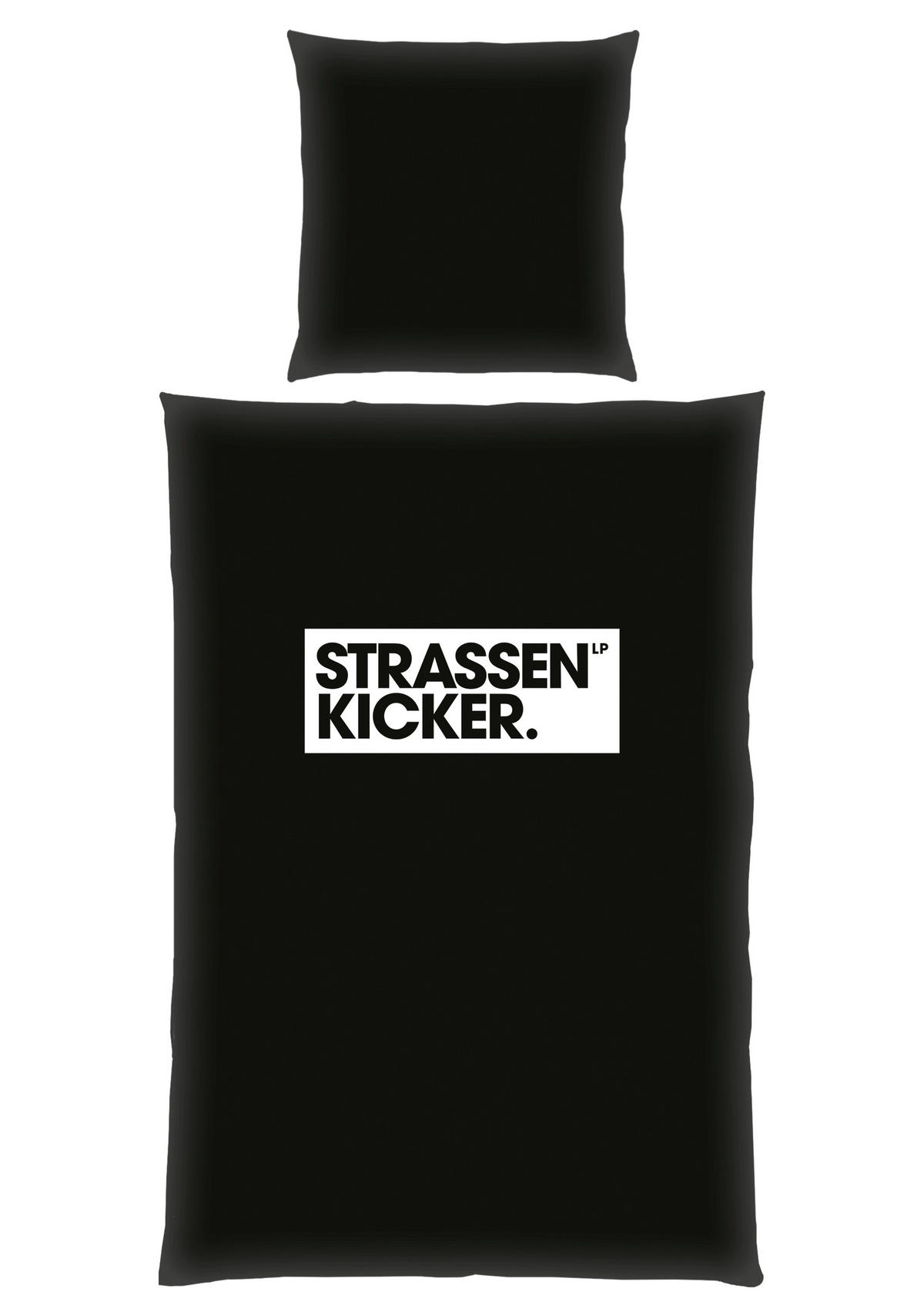 JUGENDBETTWÄSCHE 135/200 cm  - Schwarz/Grau, Trend, Textil (135/200cm) - Herding