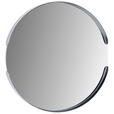 WANDSPIEGEL Nickelfarben - Nickelfarben, Trend, Glas/Metall (40/40/3,5cm) - Carryhome