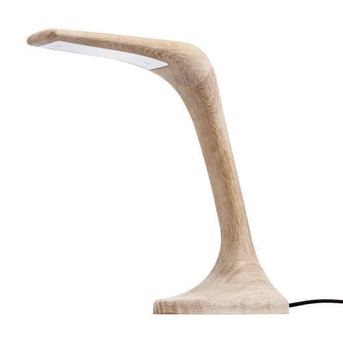LED-SCHREIBTISCHLEUCHTE Concordia   - Eichefarben, Natur, Holz (35cm)