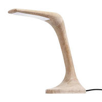 LED-SCHREIBTISCHLEUCHTE   - Eichefarben, Natur, Holz (35cm)