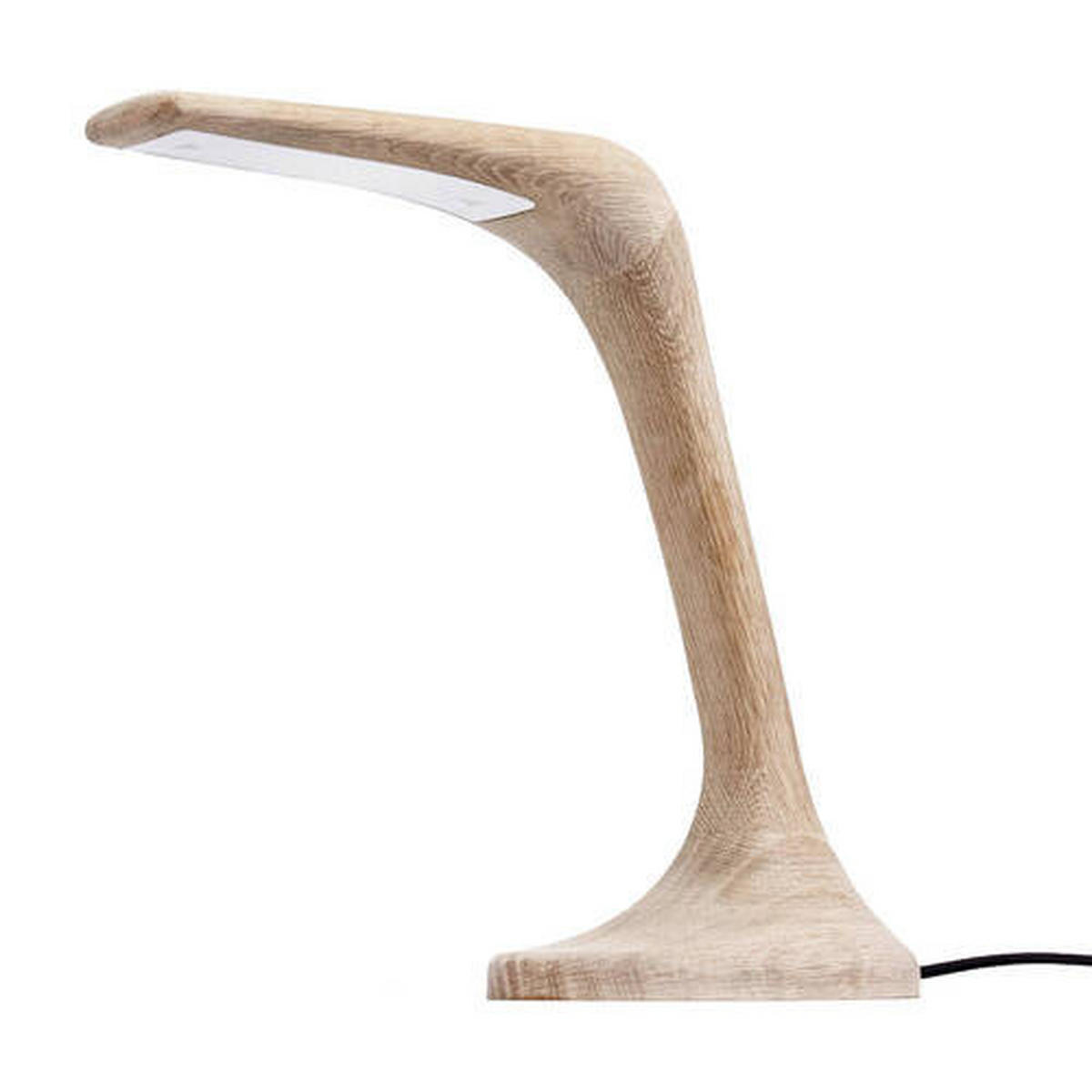 LED-SCHREIBTISCHLEUCHTE   - Eichefarben, Natur, Holz (35cm)
