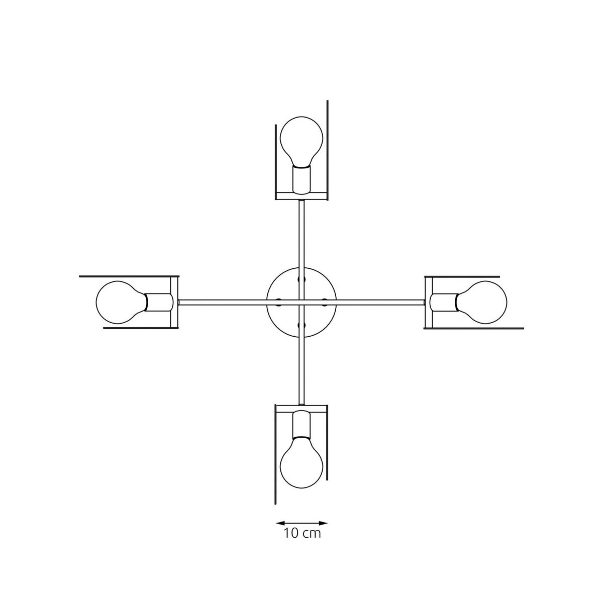 HÄNGELEUCHTE  89/89/120 cm    - Weiß, LIFESTYLE, Metall (89/89/120cm)