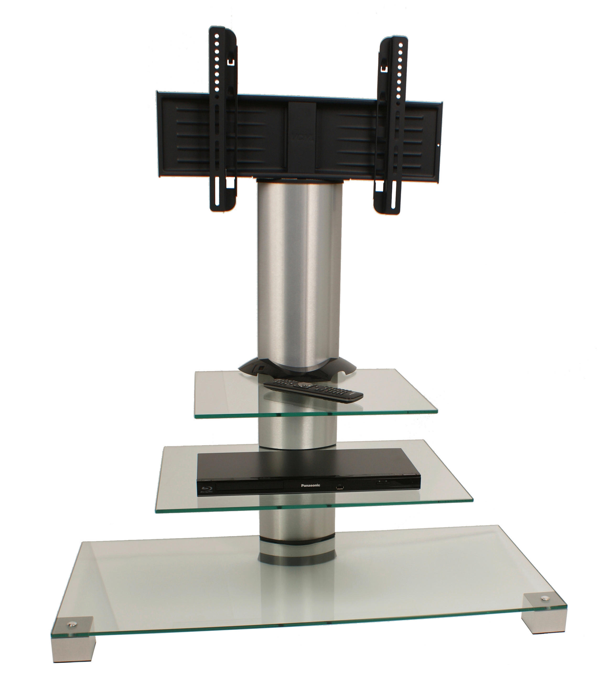 Tv-Rack in Alufarben