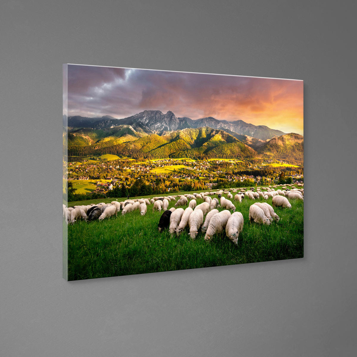 LEINWANDBILD Landschaft & Natur 70/100 cm  - Multicolor, Basics, Holz/Textil (70/100cm)